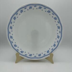Vintage Dinner Plate in Morning Blue Pattern by Corelle